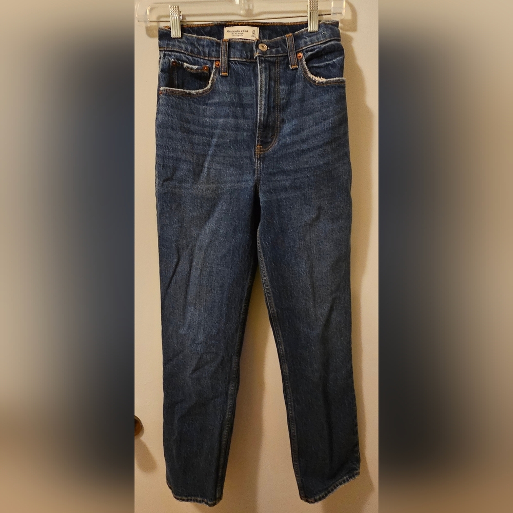 Abercrombie & Fitch The 90s Straight Ultra High Rise Jeans Women's Size 00